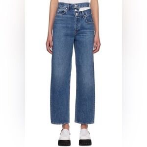 Blue Broken Waistband Jeans Size 24